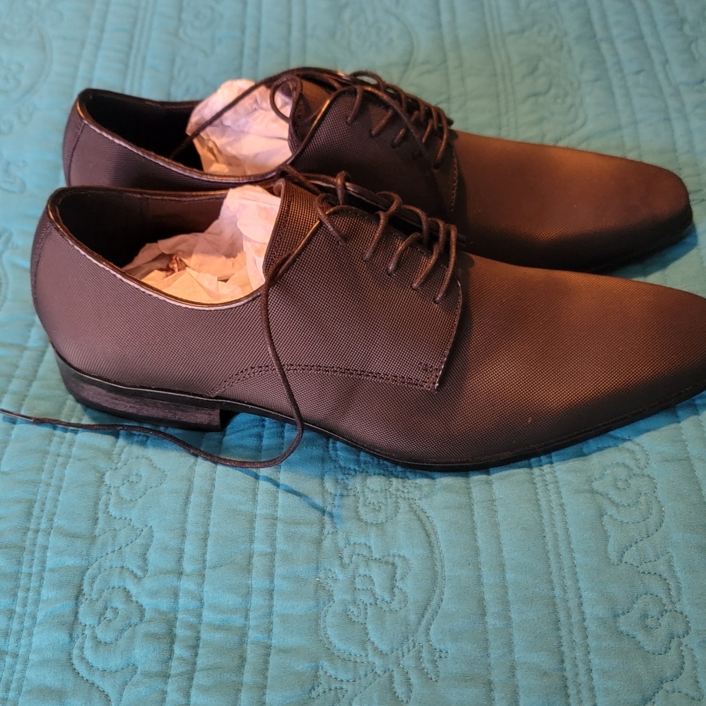 Men Black ALDO Dress Shoes 10.5